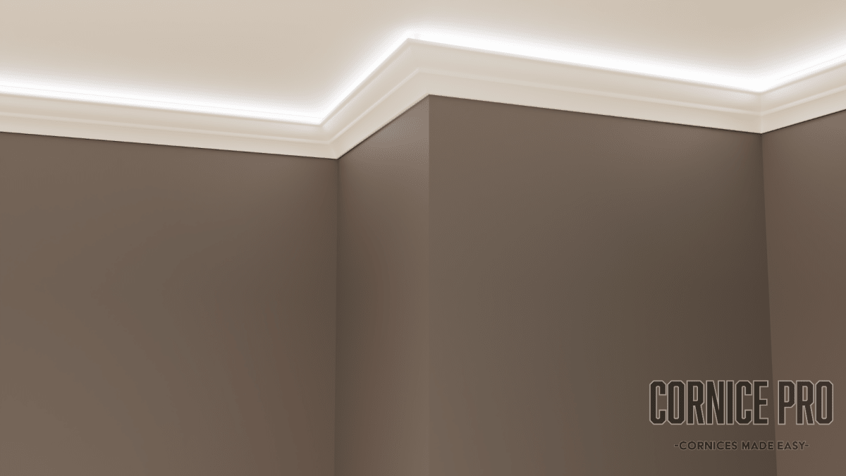 Adelaide LED style cornice - Cornice Pro114 x 85 x 2000
