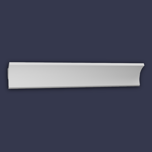Modern LED cornice -cove style with Ambient Lighting Trim side view