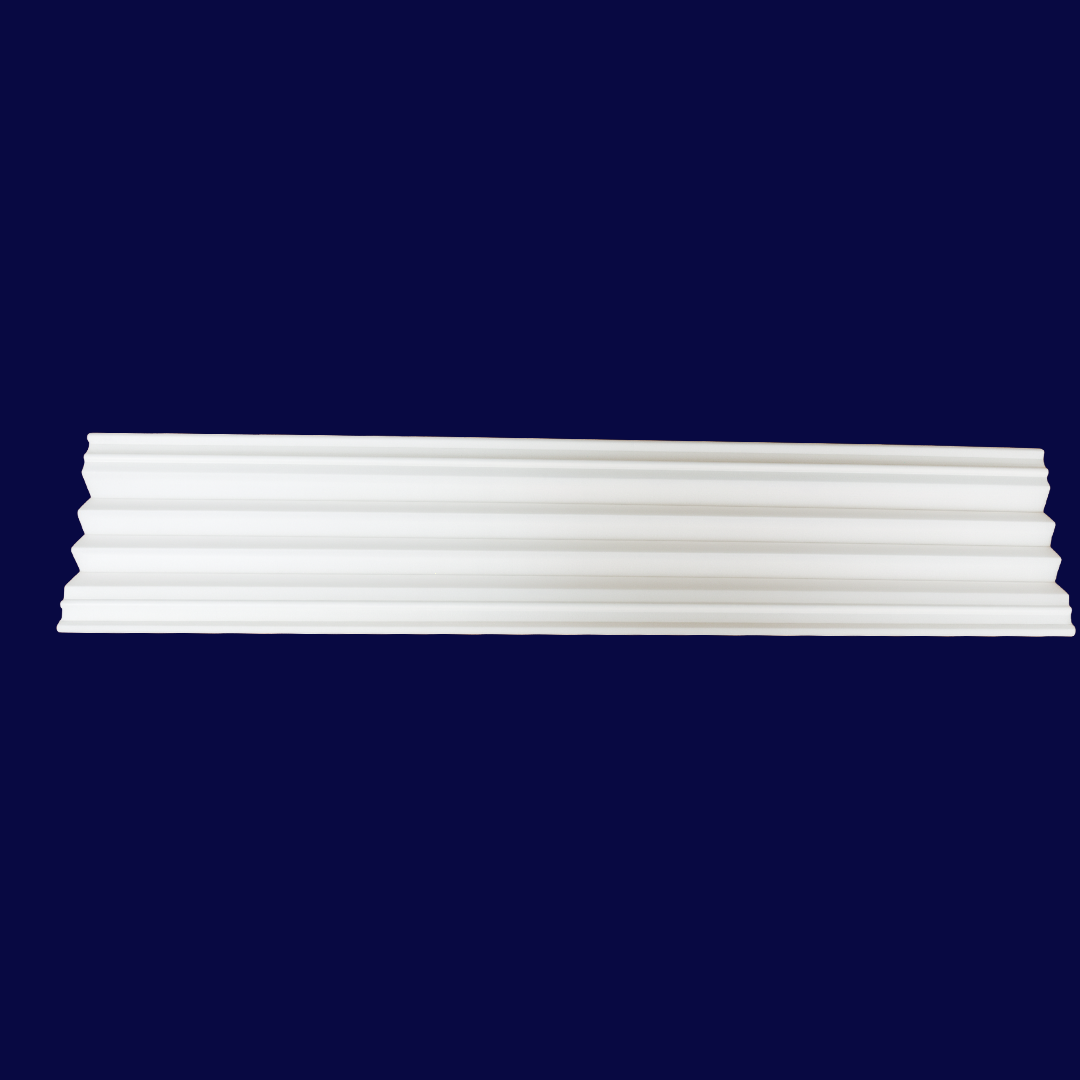 Magpie -Modern Ceiling Cornices front view tilt back