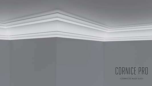 The Raven Lightweight XPS Cornice - Cornice Pro80mm x 80mm x 2000mm