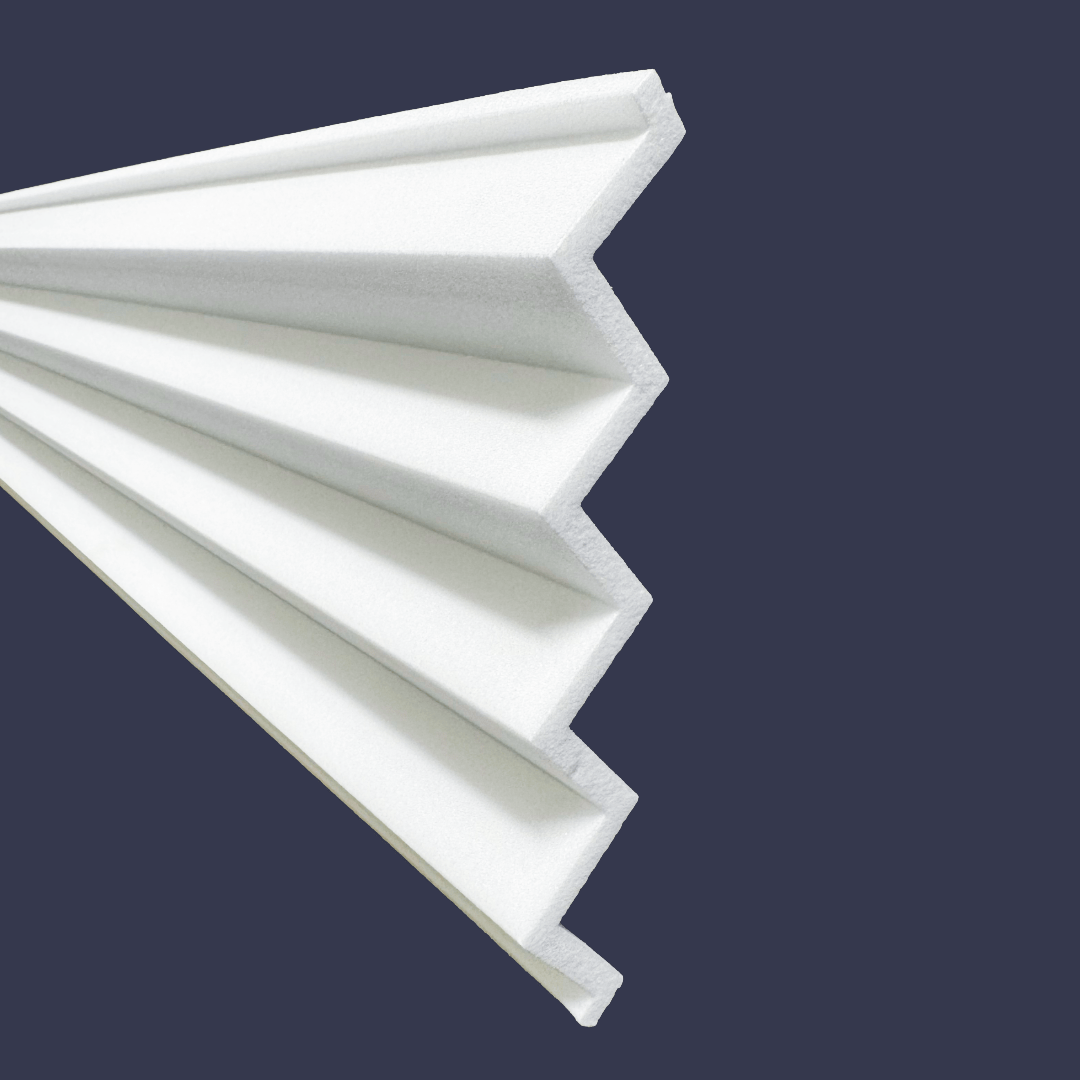 The Swan 4 Modern Step Cornice- Modern Cornice - Cornice Pro80mm X 80mm X 2000mm