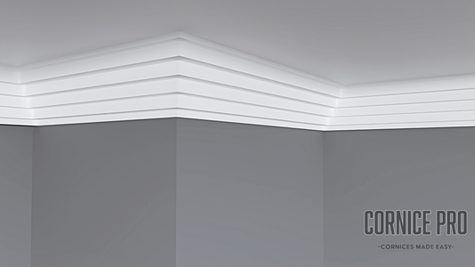 The Swan 4 Modern Step Cornice - Cornice Pro80mm X 80mm X 2000mm