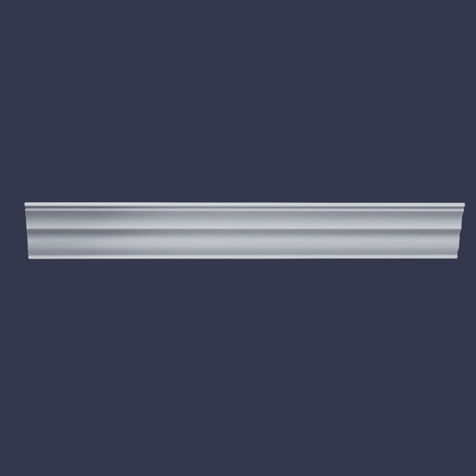Modern cornice-Scalloped Architectural Ceiling Trim front slightly back