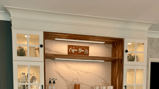 Cove install for a Coomera Coffee station - Cornice Pro