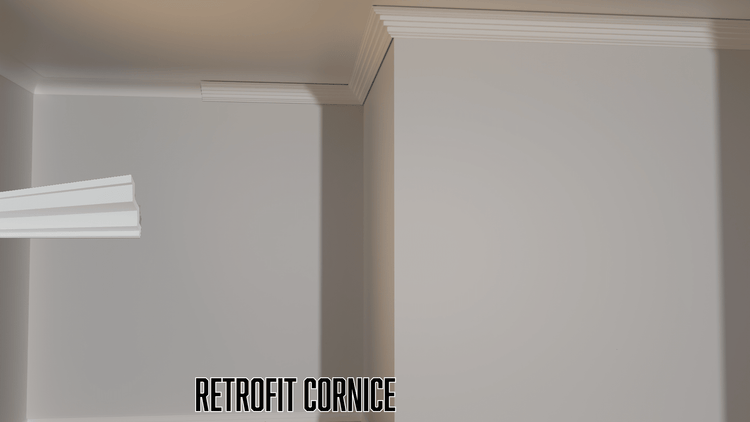 Retrofit Cornice Range - Cornice Cover or Add On Cornice - Cornice Pro