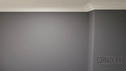 The 3 Step Modern Stepped Cornice - Cornice Pro75mm x 75mm x 2000mm