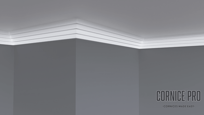 The 4 Step - Modern XPS Cornice - Cornice Pro100mm x 100mm x 2000