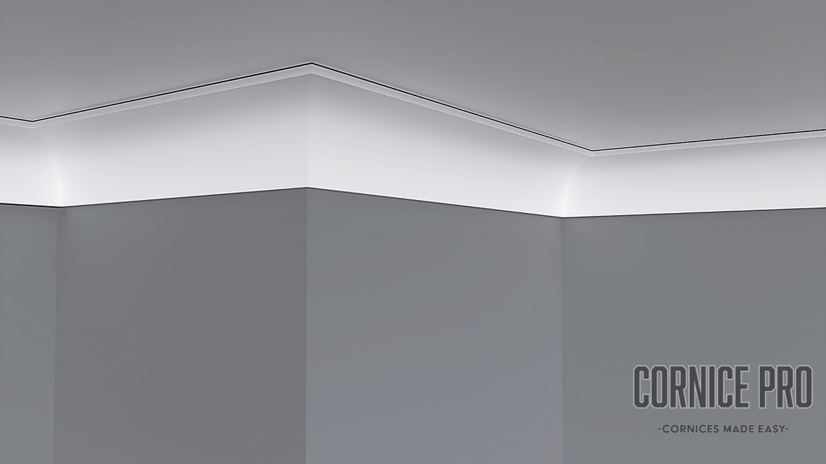 The Cove - Modern XPS Coving Cornice - Cornice Pro22 x 22 x 2000