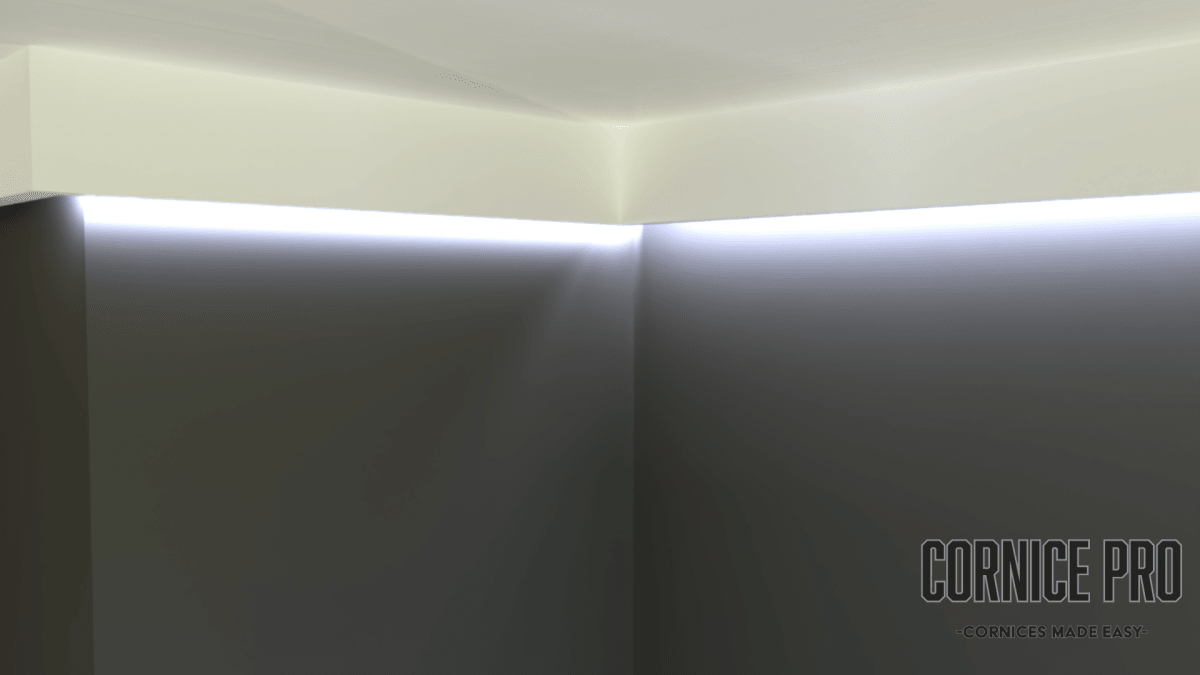 Crow - Modern Square Set Cornices - Cornice Pro77 X 30 X2000