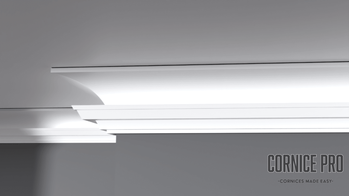 Firefly a Modern LED lightweight Cornice - Cornice Pro50 x 60 x 2000