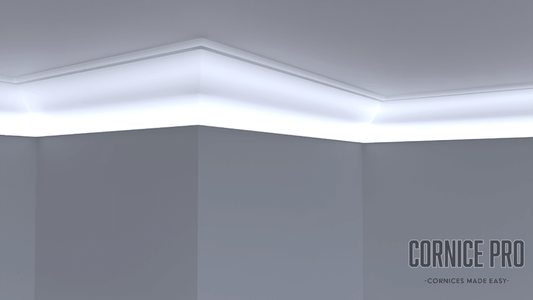 Fiscal Cornice - Modern cornice - Cornice Pro80mm x 80mm x 2000mm