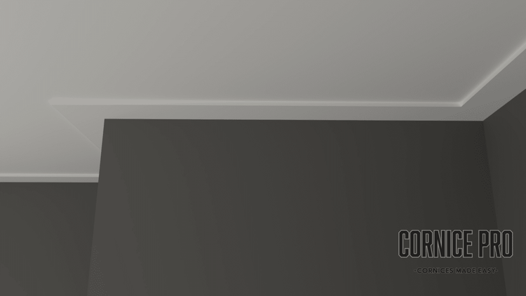 Square Set Effect- Minimalistic Style Cornices