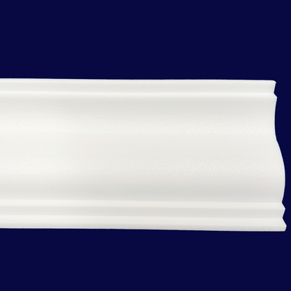 Hawk Cornice - Modern Ceiling Cornicing close up of front view of cornices