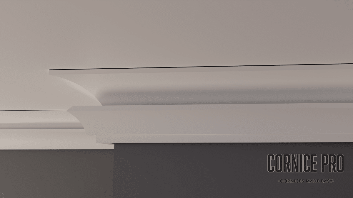The Lori Cornice - add on retrofit - Cornice Pro20 x 48 x 2000 : To fit onto 90mm Cove