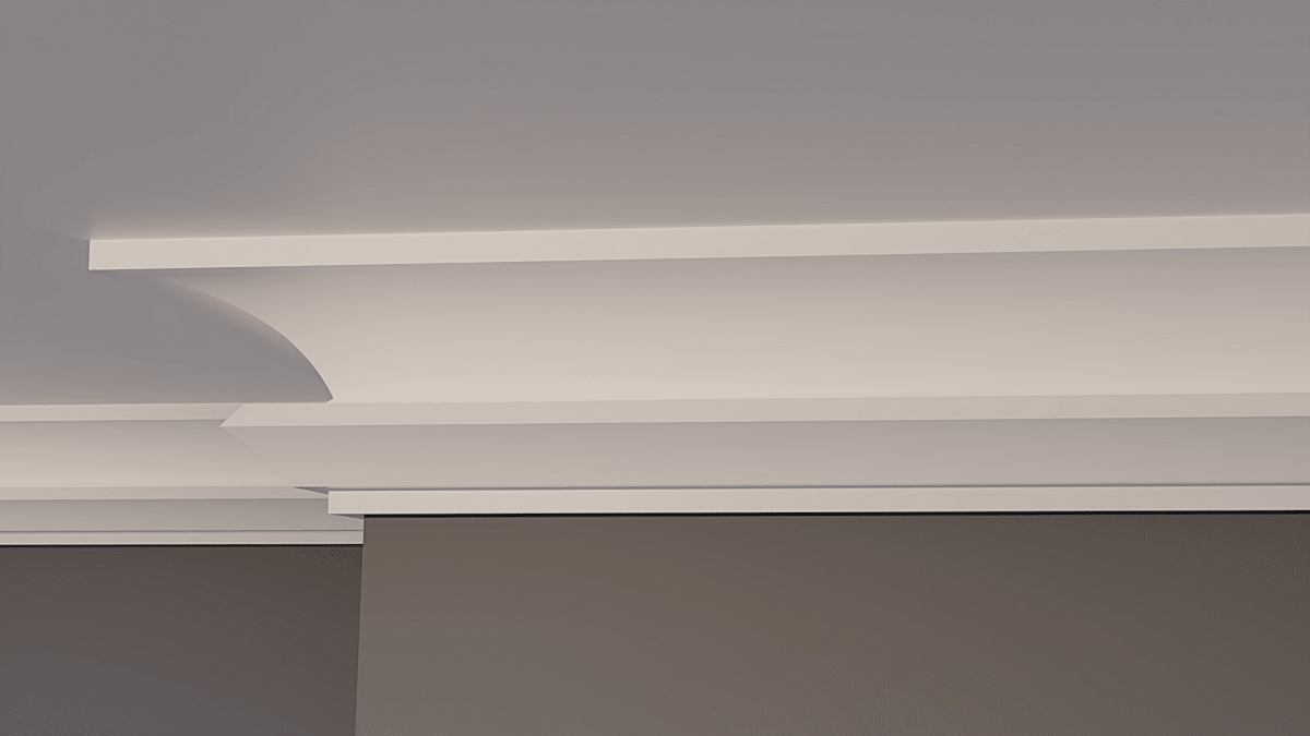 The Lorikeet Modern Lightweight LED Cornice - Cornice Pro80 x 65 x 2000