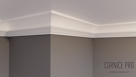 The Lorikeet Modern Lightweight LED Cornice - Cornice Pro80 x 65 x 2000