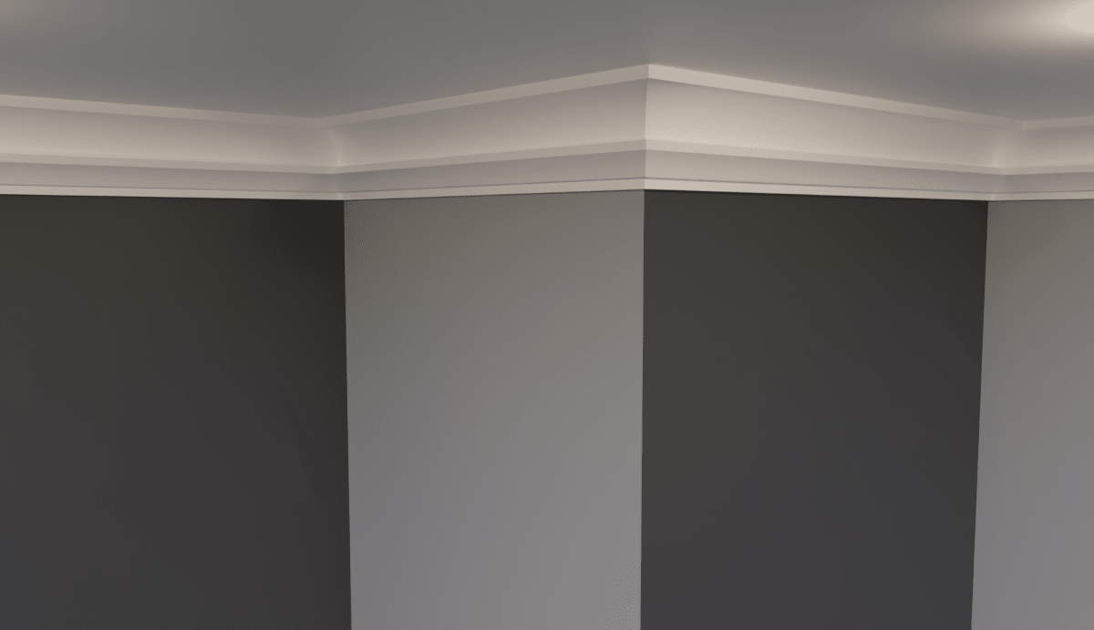 The Lorikeet Modern Lightweight LED Cornice - Cornice Pro80 x 65 x 2000