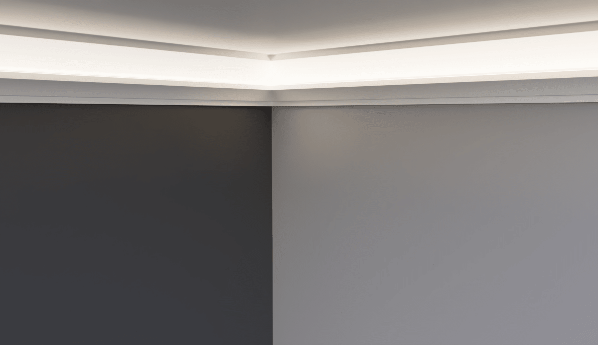 The Lorikeet Modern Lightweight LED Cornice - Cornice Pro80 x 65 x 2000