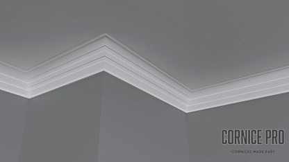 Macaw Two Lines - Modern XPS Lightweight Cornices - Cornice Pro80mm x 80mm x 2000mm