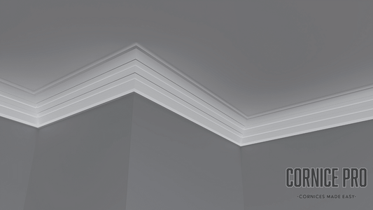 Macaw Two Lines - Modern XPS Lightweight Cornices - Cornice Pro80mm x 80mm x 2000mm