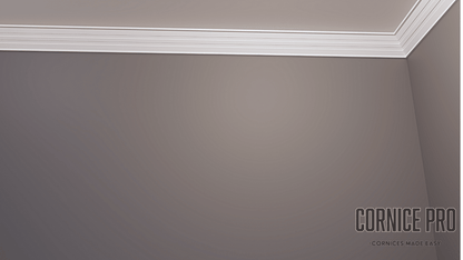 Macaw Two Lines - Modern XPS Lightweight Cornices - Cornice Pro80mm x 80mm x 2000mm