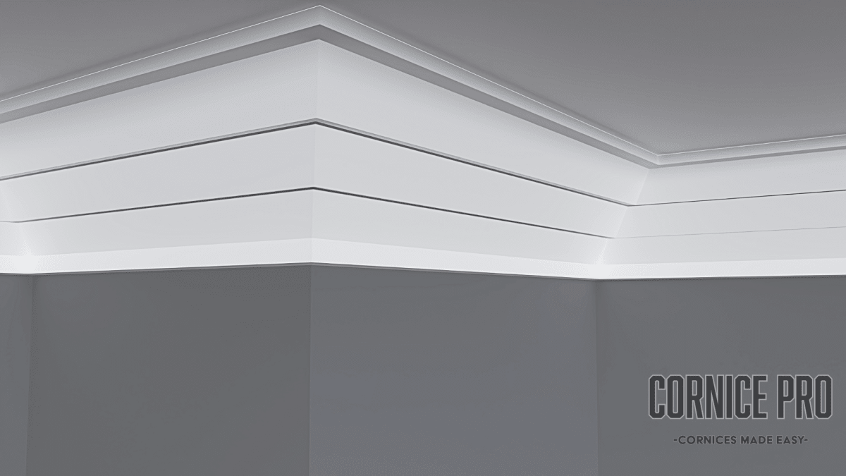 Peacock Cornice - Modern cornice - Cornice Pro80mm x 80mm x 2000mm