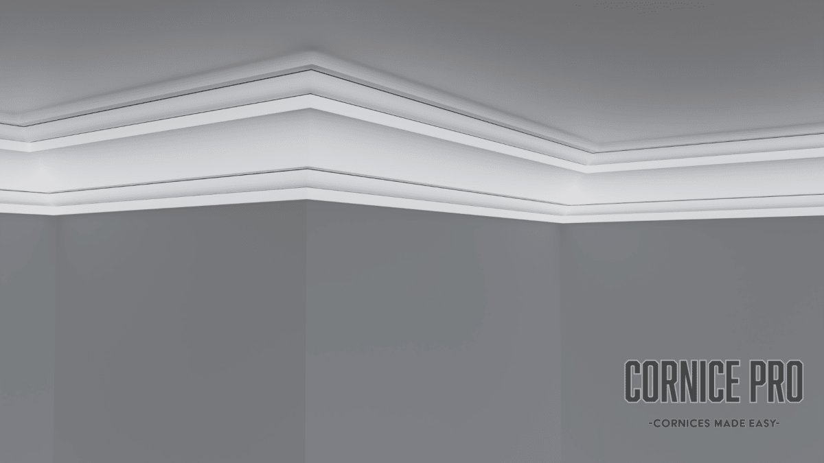 The Raven Lightweight XPS Cornice - Cornice Pro80mm x 80mm x 2000mm