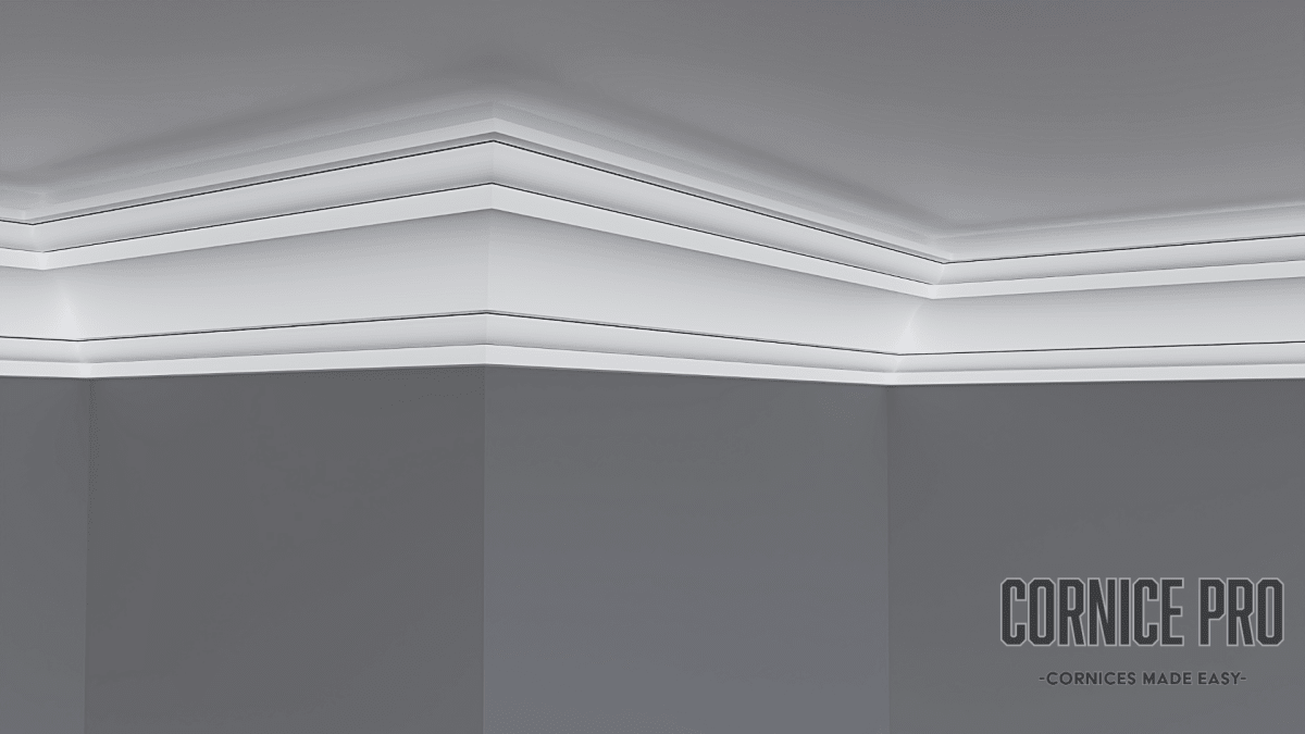 Raven Striplight - Modern LED Cornice - Cornice Pro100 x 100 x 2000