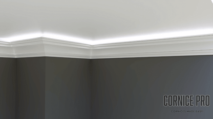 Raven Striplight - Modern LED Cornice - Cornice Pro100 x 100 x 2000