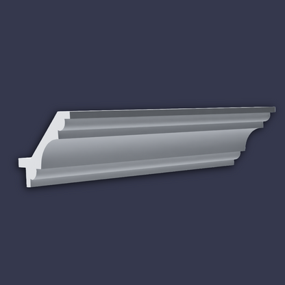 Raven strip light - Modern LED cornice cornice image on a blue background