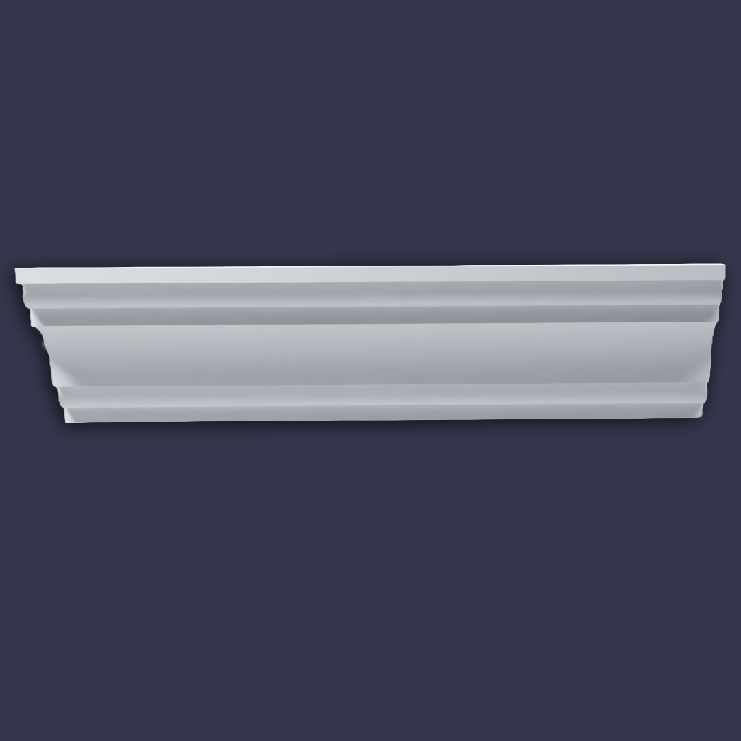 Raven strip light - Modern LED cornice image of cornice no light blue background