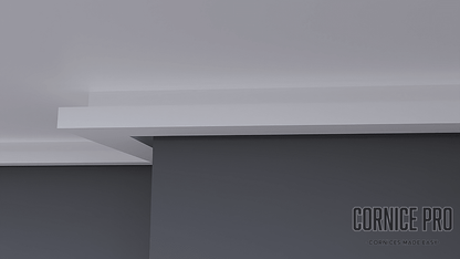 Rosella Cornice - Modern Square Set Cornice - Cornice Pro40 X 72 x 2000