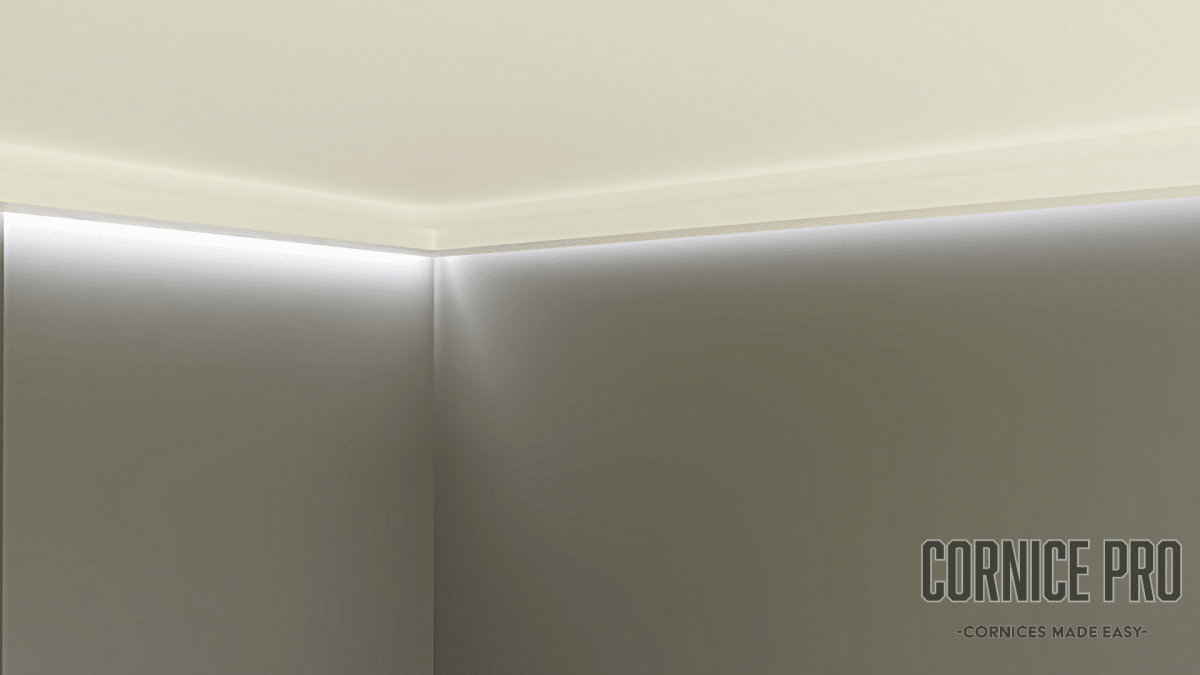 Rosella Cornice - Modern Square Set Cornice - Cornice Pro40 X 72 x 2000