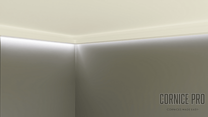 Rosella Cornice - Modern Square Set Cornice - Cornice Pro40 X 72 x 2000