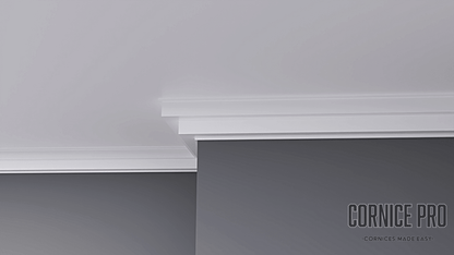 Skyline - Modern Retrofit Stepped Cornice - Cornice Pro117mm X 117mm X 2000