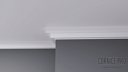 Skyline - Modern Retrofit Stepped Cornice - Cornice Pro117mm X 117mm X 2000