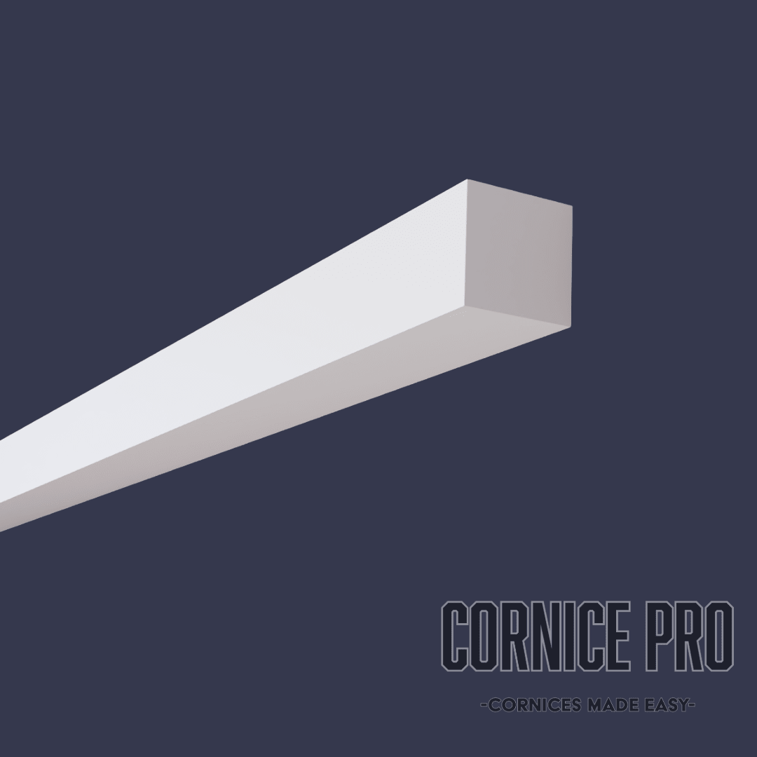 The Slimline Square Set Cornice - Cornice Pro25x25x2000