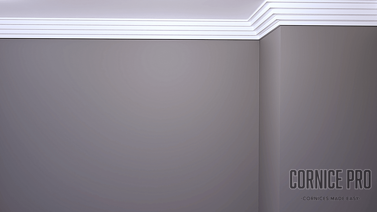 Swan 3 Cornice - Modern step cornice - Cornice Pro80mm x 80mm x 2000mm