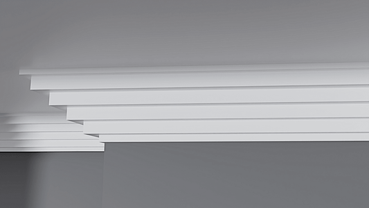 The Swan 4 Modern Step Cornice - Cornice Pro80mm X 80mm X 2000mm