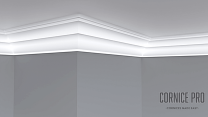 Swift Modern XPS Lightweight Cornice - Cornice Pro80mm x 80mm x 2000mm