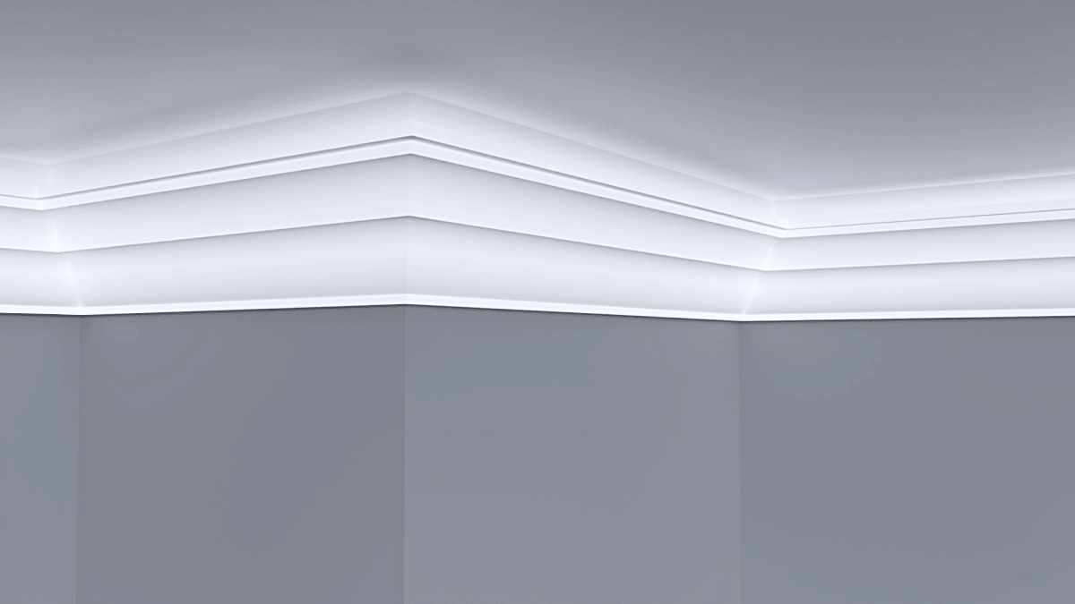 The Swift LED modern XPS Cornice - Cornice Pro100 x 80 x 2000