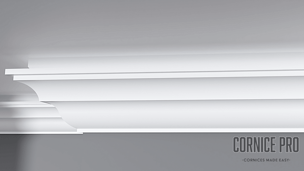 The Swift LED modern XPS Cornice - Cornice Pro100 x 80 x 2000