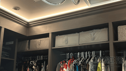 The Swift LED modern XPS Cornice - Cornice Pro100 x 80 x 2000
