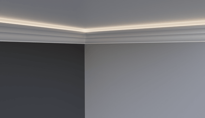 The Swift LED modern XPS Cornice - Cornice Pro100 x 80 x 2000