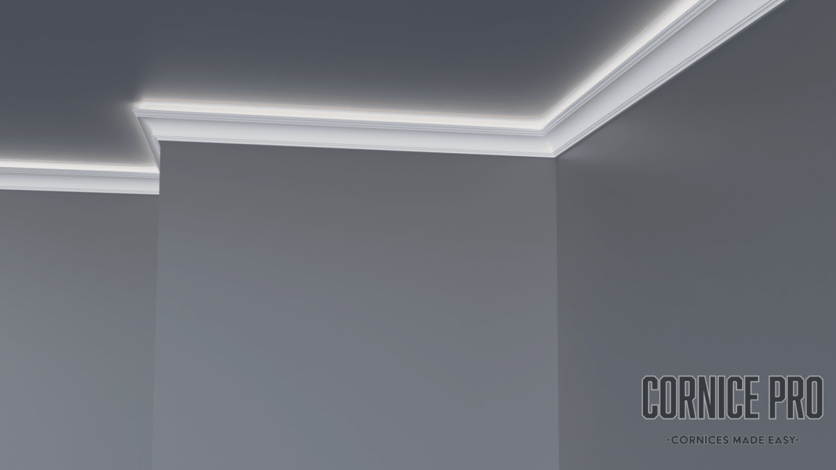 The Newcastle LED Cornice - Cornice Pro115mm x 90mm x 2000mm