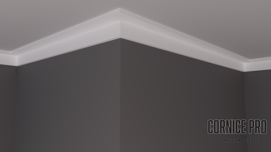 phoenix cornice straight angled cornice close up