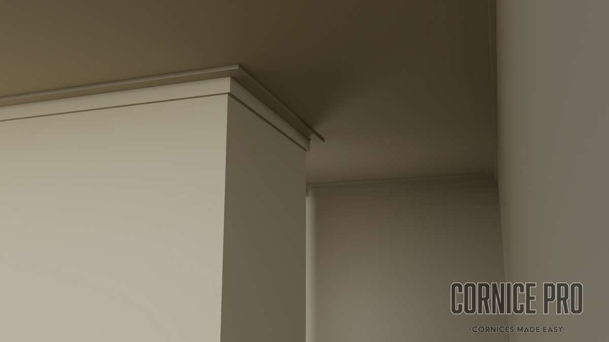 phoenix cornice in a room with colour drenching techinique
