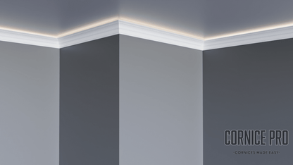 The Robin LED cornice - Cornice Pro117mm X 68mm X 2000mm