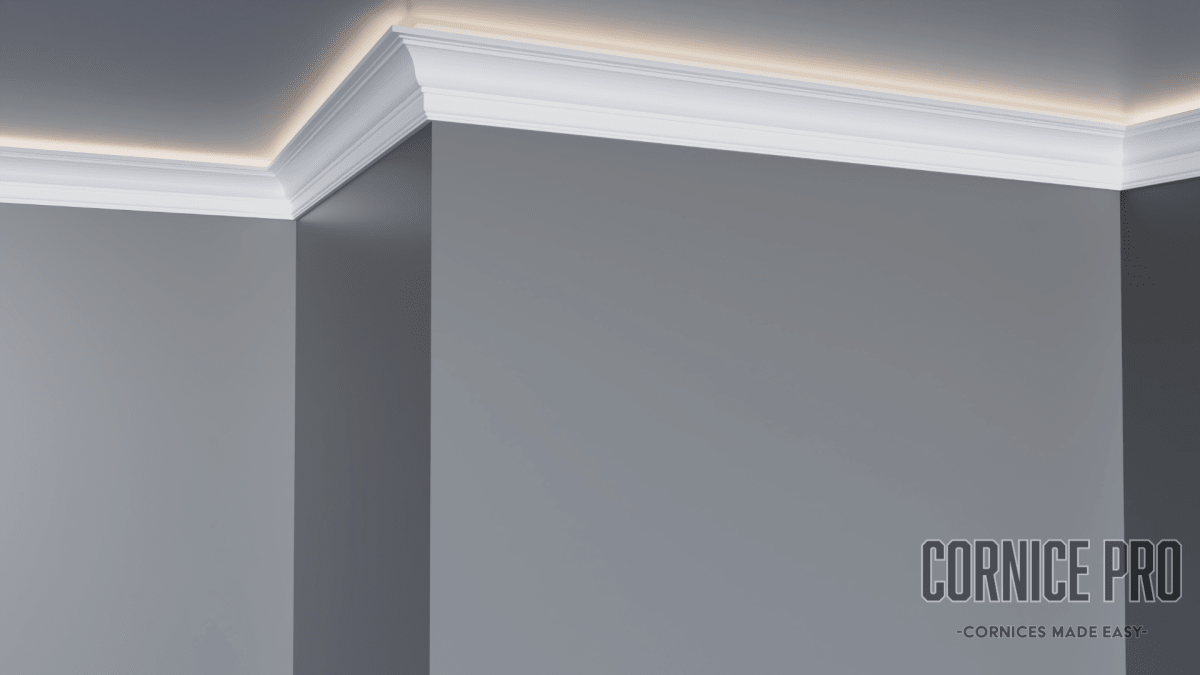 The Robin LED cornice - Cornice Pro117mm X 68mm X 2000mm