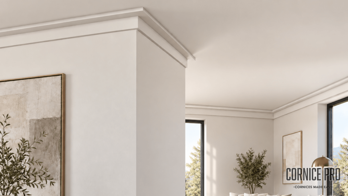 Phoenix cornice in a room render